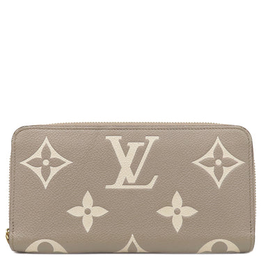ルイヴィトン LOUIS VUITTON ジッピー ウォレット M28793 トゥルトレール クレーム モノグラムアンプラント 長財布 ゴールド金具 ラウンドファスナー