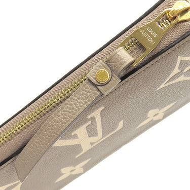 ルイヴィトン LOUIS VUITTON ジッピー ウォレット M28793 トゥルトレール クレーム モノグラムアンプラント 長財布 ゴールド金具 ラウンドファスナー