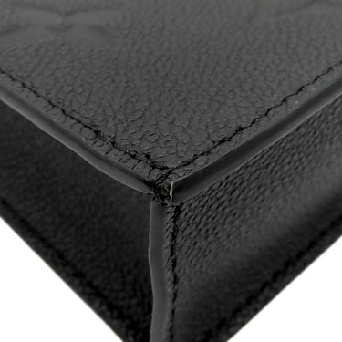 ルイヴィトン LOUIS VUITTON プティット サックプラ M81417 ノワール モノグラムアンプラント 2WAYバッグ ゴールド金具 黒 ショルダー