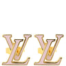 ルイヴィトン Louis Vuitton LV アイコニック M01136 ゴールド GP エナメル ピアス ゴールド金具 ピンク