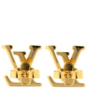 ルイヴィトン Louis Vuitton LV アイコニック M01136 ゴールド GP エナメル ピアス ゴールド金具 ピンク