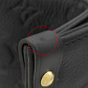 ルイヴィトン LOUIS VUITTON オンザゴー M45595 ノワール モノグラムアンプラント 2WAYバッグ ゴールド金具 黒 ハンドバッグ ショルダー