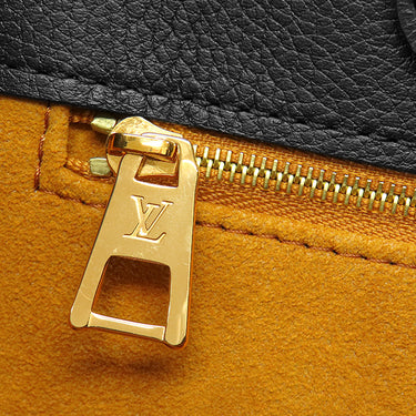 ルイヴィトン LOUIS VUITTON オンザゴー M45595 ノワール モノグラムアンプラント 2WAYバッグ ゴールド金具 黒 ハンドバッグ ショルダー