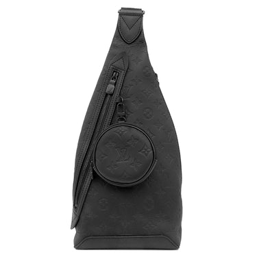 ルイヴィトン LOUIS VUITTON デュオ スリングバッグ M26730 ブラック レザー モノグラムシャドウレザー ボディバッグ ブラック金具 ショルダーバッグ 黒