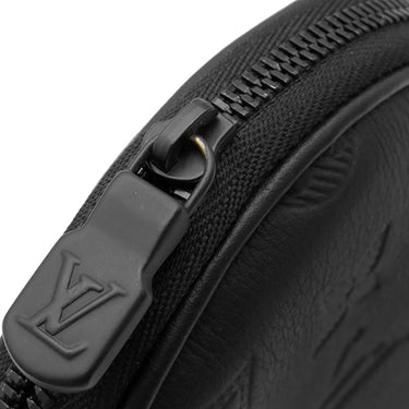 ルイヴィトン LOUIS VUITTON デュオ スリングバッグ M26730 ブラック レザー モノグラムシャドウレザー ボディバッグ ブラック金具 ショルダーバッグ 黒