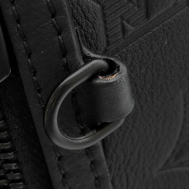ルイヴィトン LOUIS VUITTON デュオ スリングバッグ M26730 ブラック レザー モノグラムシャドウレザー ボディバッグ ブラック金具 ショルダーバッグ 黒