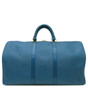 ルイヴィトン LOUIS VUITTON キーポル 50 M42965 トレドブルー エピレザー ボストンバッグ ゴールド金具 青 鍵・パドロック欠品