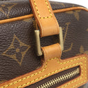ルイヴィトン LOUIS VUITTON シテ MM M51182 モノグラム モノグラムキャンバス ショルダーバッグ ゴールド金具 茶 肩掛けバッグ