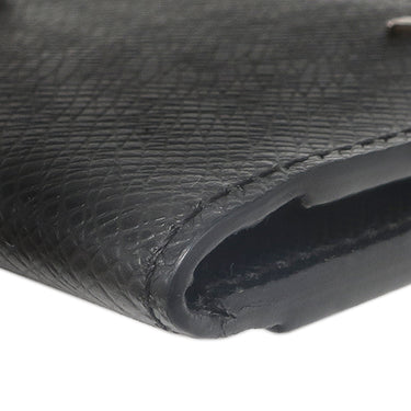 ルイヴィトン LOUIS VUITTON オーガナイザー ドゥ ポッシュ M30283 ブラック タイガ カードケース シルバー金具 黒 名刺入れ