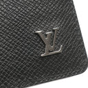 ルイヴィトン LOUIS VUITTON オーガナイザー ドゥ ポッシュ M30283 ブラック タイガ カードケース シルバー金具 黒 名刺入れ