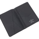 ルイヴィトン LOUIS VUITTON オーガナイザー ドゥ ポッシュ M30283 ブラック タイガ カードケース シルバー金具 黒 名刺入れ
