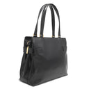 サルヴァトーレ・フェラガモ Salvatore Ferragamo ガンチーニ バッグ DY210166 ブラック レザー ハンドバッグ ゴールド金具 黒 ショルダーストラップ欠品