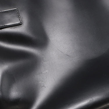 サルヴァトーレ・フェラガモ Salvatore Ferragamo ガンチーニ バッグ DY210166 ブラック レザー ハンドバッグ ゴールド金具 黒 ショルダーストラップ欠品