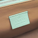 グッチ GUCCI ズゥミ スモール トップハンドルバッグ 569712 ミント レザー 2WAYバッグ シルバー金具 インターロッキングG ホースビット