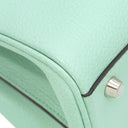 グッチ GUCCI ズゥミ スモール トップハンドルバッグ 569712 ミント レザー 2WAYバッグ シルバー金具 インターロッキングG ホースビット