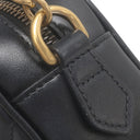 グッチ GUCCI GGマーモント ミニ カメラバッグ 448065 ブラック レザー ショルダーバッグ ゴールド金具 黒 チェーンショルダー
