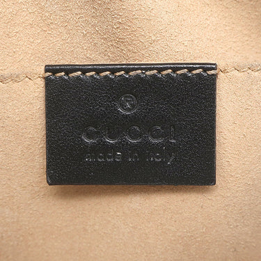 グッチ GUCCI GGマーモント ミニ カメラバッグ 448065 ブラック レザー ショルダーバッグ ゴールド金具 黒 チェーンショルダー