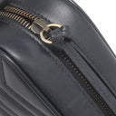 グッチ GUCCI GGマーモント ミニ カメラバッグ 448065 ブラック レザー ショルダーバッグ ゴールド金具 黒 チェーンショルダー