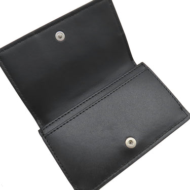 ボッテガヴェネタ BOTTEGA VENETA カセット ビジネスカードケース 755370VBWD38803 ブラック カーフ カードケース シルバー金具 名刺入れ マキシイントレチャート