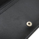 ボッテガヴェネタ BOTTEGA VENETA カセット ビジネスカードケース 755370VBWD38803 ブラック カーフ カードケース シルバー金具 名刺入れ マキシイントレチャート