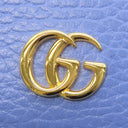 グッチ GUCCI ダブルG ‎456126 ライトブルー×ピンク レザー カードケース ゴールド金具 日本限定 名刺入れ