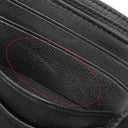 バレンシアガ BALENCIAGA MONACO BBロゴ コンパクト ウォレット ブラック レザー 二つ折り財布 シルバー金具 黒 小銭入れ