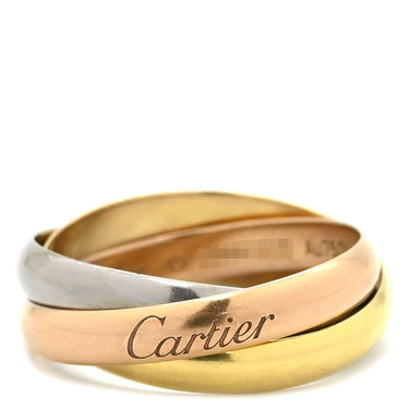 カルティエ Cartier トリニティSM B4086149 ホワイトゴールドXイエローゴールドXピンクゴールド K18WG K18YG K18PG #49(JP9) リング 指輪 3連 3カラー 3ゴールド18K 750 9号