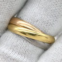 カルティエ Cartier トリニティSM B4086149 ホワイトゴールドXイエローゴールドXピンクゴールド K18WG K18YG K18PG #49(JP9) リング 指輪 3連 3カラー 3ゴールド18K 750 9号