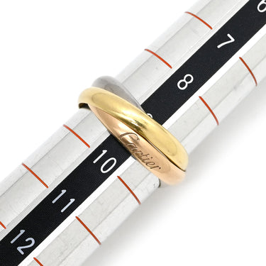 カルティエ Cartier トリニティSM B4086149 ホワイトゴールドXイエローゴールドXピンクゴールド K18WG K18YG K18PG #49(JP9) リング 指輪 3連 3カラー 3ゴールド18K 750 9号