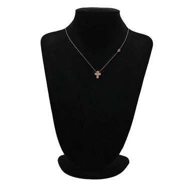 ダミアーニ DAMIANI ベルエポック ダイヤモンド XXS 20083570 ピンクゴールド K18PG ダイヤモンド ネックレス 18金 PG クロス 十字架 ペンダント