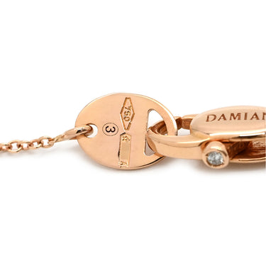 ダミアーニ DAMIANI ベルエポック ダイヤモンド XXS 20083570 ピンクゴールド K18PG ダイヤモンド ネックレス 18金 PG クロス 十字架 ペンダント