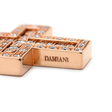 ダミアーニ DAMIANI ベルエポック ダイヤモンド XXS 20083570 ピンクゴールド K18PG ダイヤモンド ネックレス 18金 PG クロス 十字架 ペンダント