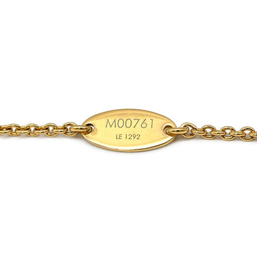 ルイヴィトン LOUIS VUITTON ブラスレ LV エクリプス M00761 ゴールド メタル ブレスレット LVサークル LVイニシャル