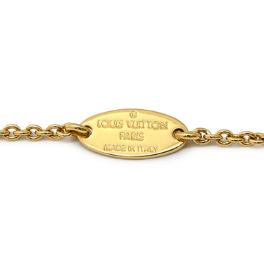 ルイヴィトン LOUIS VUITTON ブラスレ LV エクリプス M00761 ゴールド メタル ブレスレット LVサークル LVイニシャル