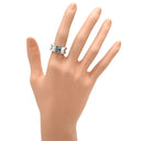 ブルガリ BVLGARI ビーゼロワン B-zero1 2バンドリング ホワイトゴールド K18WG #51(JP11) リング 指輪 750 18金 18K WG 10.5号