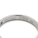 カルティエ Cartier ウエディング バンドリング 1Pダイヤ B4083500 プラチナシルバー Pt950 ダイヤモンド #49(JP9) リング 指輪 プラチナ 甲丸リング シンプル 9号