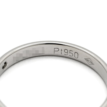 カルティエ Cartier ウエディング バンドリング 1Pダイヤ B4083500 プラチナシルバー Pt950 ダイヤモンド #49(JP9) リング 指輪 プラチナ 甲丸リング シンプル 9号