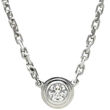 カルティエ Cartier ダムール XS ホワイトゴールド K18WG ダイヤモンド ネックレス ダイヤモンド 18K Au750 WG ディアマンレジェ