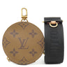 ルイヴィトン Louis Vuitton モノグラムリバース ショルダー J02522 ブラック キャンバス モノグラムリバースキャンバス ショルダーストラップ ゴールド金具 コインケース付
