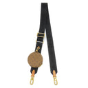 ルイヴィトン Louis Vuitton モノグラムリバース ショルダー J02522 ブラック キャンバス モノグラムリバースキャンバス ショルダーストラップ ゴールド金具 コインケース付