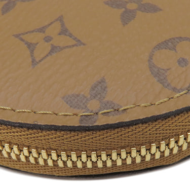 ルイヴィトン Louis Vuitton モノグラムリバース ショルダー J02522 ブラック キャンバス モノグラムリバースキャンバス ショルダーストラップ ゴールド金具 コインケース付