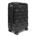 ボッテガヴェネタ BOTTEGA VENETA オデッセイ キャビン 822479V5AO18803 ブラック ポリカーボネート レザー キャリーバッグ シルバー金具 イントレチャート 機内持ち込み