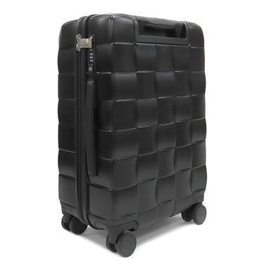 ボッテガヴェネタ BOTTEGA VENETA オデッセイ キャビン 822479V5AO18803 ブラック ポリカーボネート レザー キャリーバッグ シルバー金具 イントレチャート 機内持ち込み