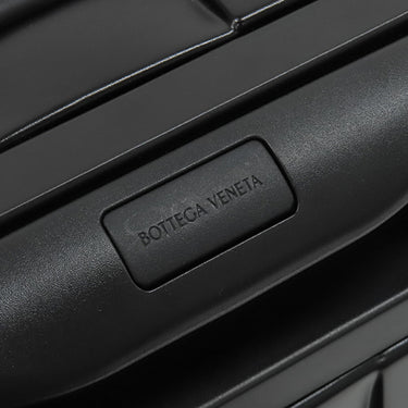 ボッテガヴェネタ BOTTEGA VENETA オデッセイ キャビン 822479V5AO18803 ブラック ポリカーボネート レザー キャリーバッグ シルバー金具 イントレチャート 機内持ち込み