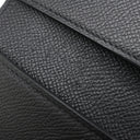 エルメス HERMES ベアン コンビネ ブラック ヴォーエプソン 三つ折り財布 ブラック金具 ソーブラック モノクローム