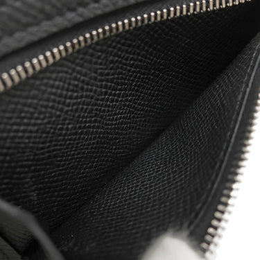 エルメス HERMES ベアン コンビネ ブラック ヴォーエプソン 三つ折り財布 ブラック金具 ソーブラック モノクローム