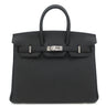 エルメス HERMES バーキン25 ブラック トゴ ハンドバッグ シルバー金具 新品 未使用 黒 2026年製
