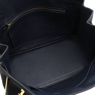 エルメス HERMES バーキン30 キャバン トゴ ハンドバッグ ゴールド金具 濃紺