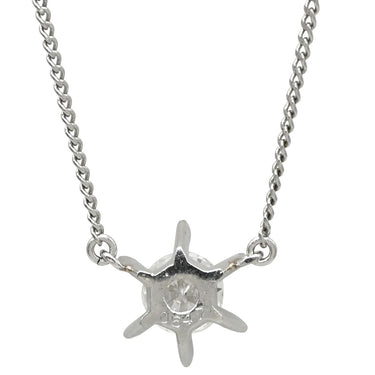 ノンブランド NON BRAND ダイヤモンド 0.647ct ペンダント プラチナシルバー Pt850 ダイヤモンド ネックレス 1粒 1石 ラウンドブリリアントカット