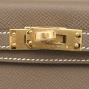 エルメス HERMES ミニケリードゥ 外縫い エトゥープ ヴォーエプソン 2WAYバッグ ゴールド金具 新品 未使用 ショルダー 2026年製